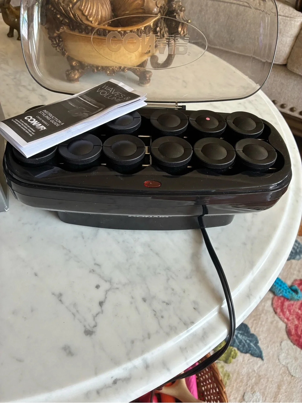 Preowned Waves & Volume Hair Rollers - Black  Used about 3 times